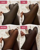 New model One-Seam Translucent Fleece Lined Tights