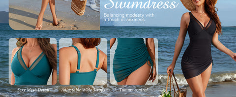 Slimming Mesh Sheer Sarong Wraps Bathing Suit
