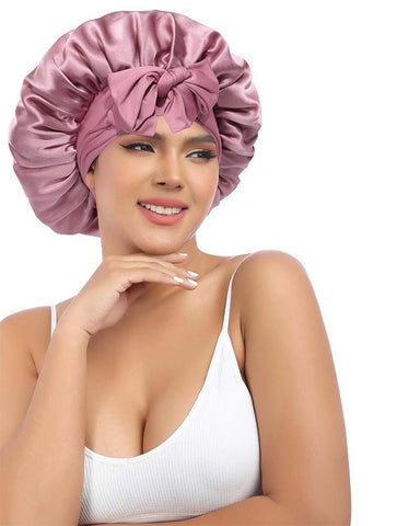 Silk Hair Satin Bonnet For Sleeping Women
