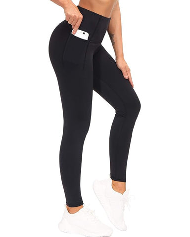 Curvyify High Waisted Butt Lifting Tummy Control Side Pocket Shaping Leggings (Buy 1 Get 1 Free)