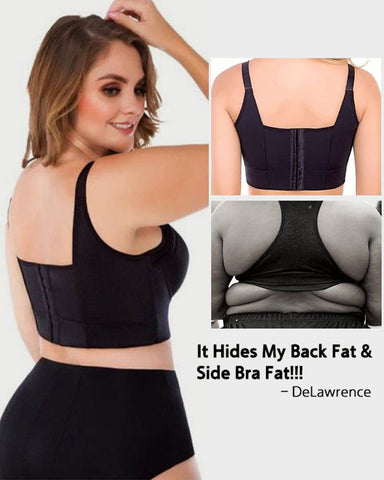 Curvyify Full-Coverage Smooth Back Bra for Women-2Pcs Black+Beige