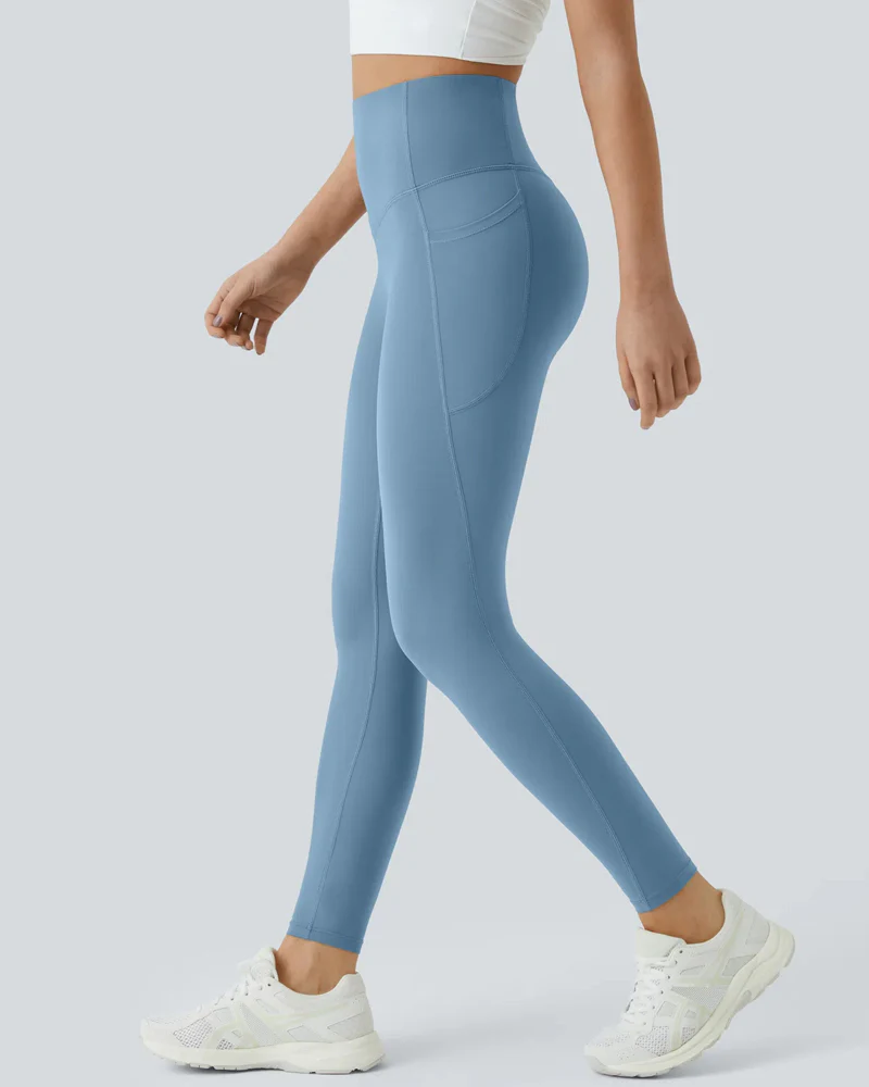 ⚡Flash Sale⚡High Waisted Tummy Control Side Pocket Shaping Training Leggings