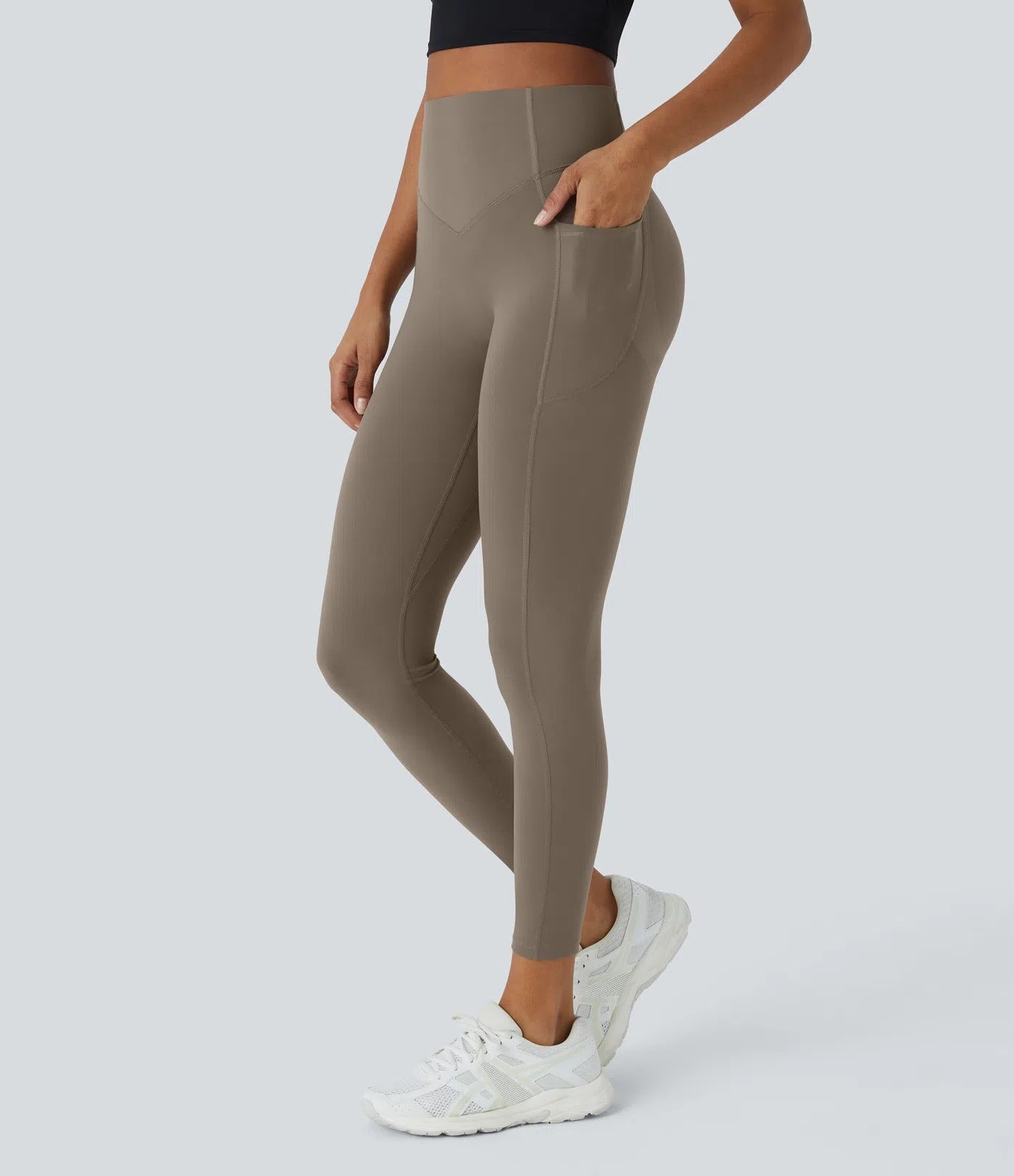 Curvyify High Waisted Butt Lifting Tummy Control Side Pocket Shaping Leggings (Buy 1 Get 1 Free)