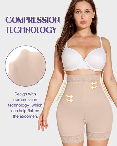 Slimming Butt Lifter High Waist Seamless Shorts For Women