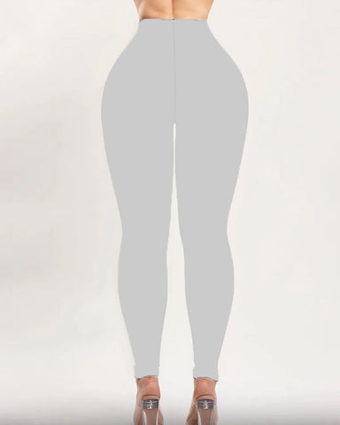 Elasticity Tummy Control High Waist Shaping Butt Lifting Slimming Leggings