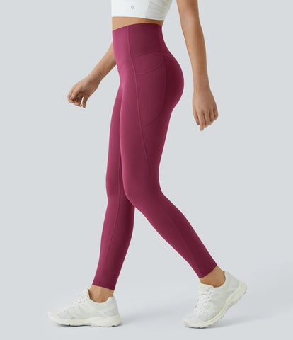 Curvyify High Waisted Butt Lifting Tummy Control Side Pocket Shaping Leggings (Buy 1 Get 1 Free)