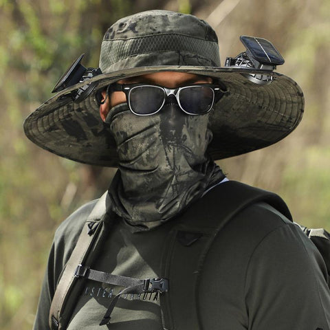 2025 Solar Fan Hat – Dual Power Outdoor Sun Protection Cap