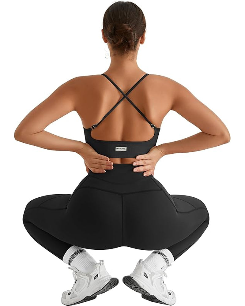 Curvyify High Waisted Butt Lifting Tummy Control Side Pocket Shaping Leggings (Buy 1 Get 1 Free)