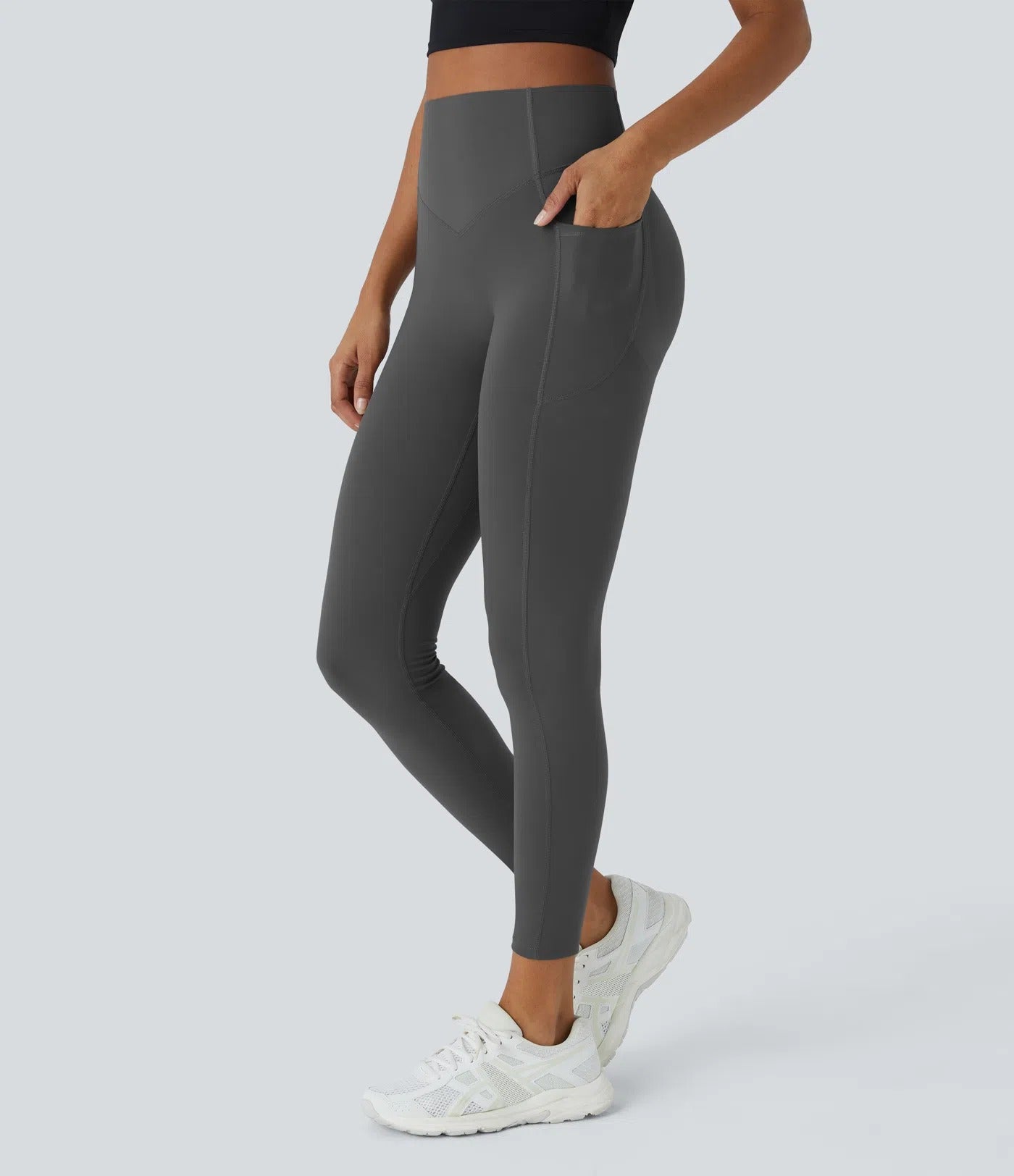 Curvyify High Waisted Butt Lifting Tummy Control Side Pocket Shaping Leggings (Buy 1 Get 1 Free)