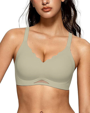 Women's Sheer Mesh Seamless Bra