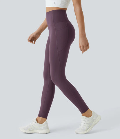 Curvyify High Waisted Butt Lifting Tummy Control Side Pocket Shaping Leggings (Buy 1 Get 1 Free)