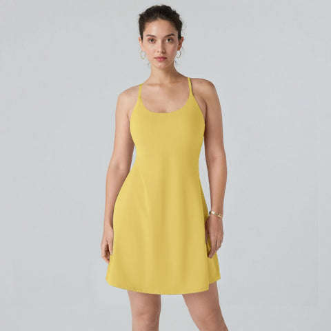 The Ultimate Tummy Control Backless Active Dress