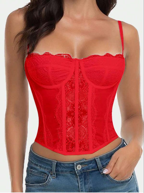 Lace color matching sexy sling fishbone body shaper