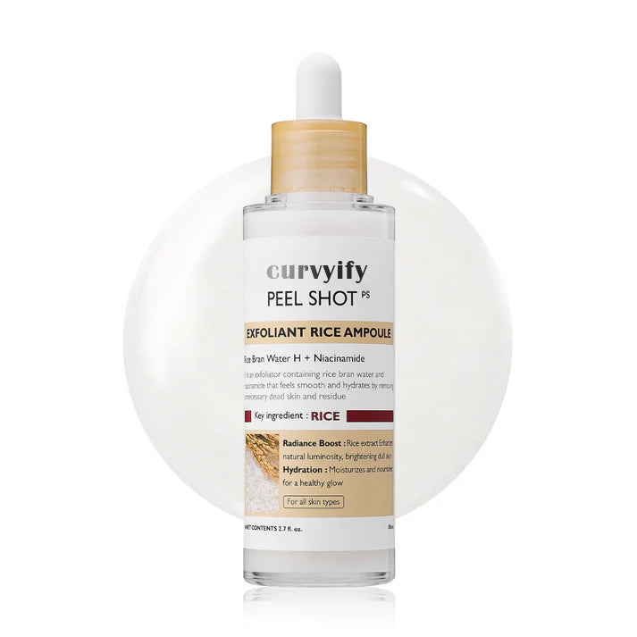Peel Shot Glow Rice Ampoule Duo – Brightening & Moisturizing Serum