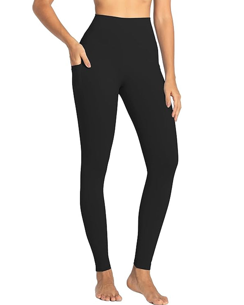 Curvyify High Waisted Butt Lifting Tummy Control Side Pocket Shaping Leggings (Buy 1 Get 1 Free)