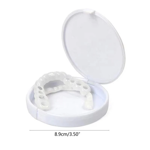 Snap-on Teeth Perfect Smile Cosmetic Teeth Veneers Fake Teeth Top and Bottom for Men and Women