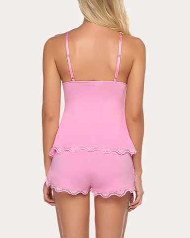 Curvyify Lace Nightwear Pajamas Lounge Sets