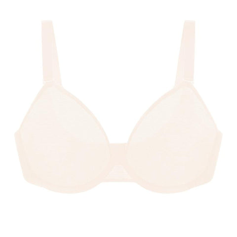 Zebra Wild Unlined Blue Underwire Mesh Bra Set