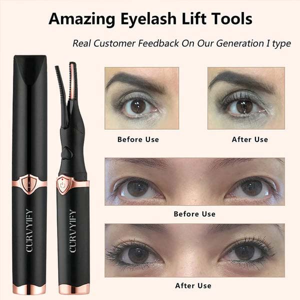 Rechargeable Heated Eyelash Curler for Quick Heating Curling
