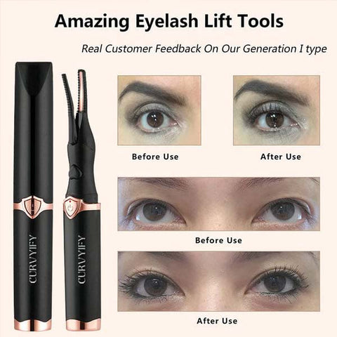 Rechargeable Heated Eyelash Curler for Quick Heating Curling