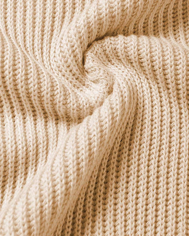 Women's Oversized Loose Round Neck Knitted Top