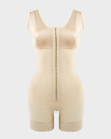 ⚡Flash Sale⚡ Extra Plus Size Shaper Bodysuit Tummy Control Shapewear With Bra