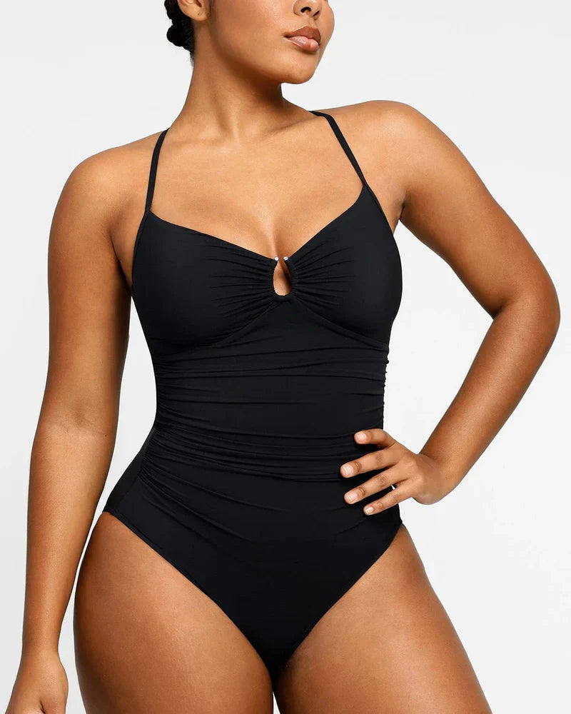 ⚡Flash Sale🔥 Smart Sculpt U-Ring Cut Out Shaping Swimsuit
