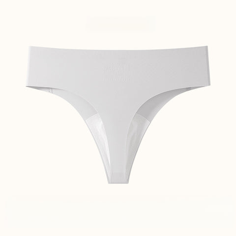 Anti-Embarrassment Ice Silk Seamless Thongs for Yoga & Fitness