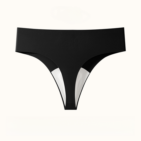 Anti-Embarrassment Ice Silk Seamless Thongs for Yoga & Fitness