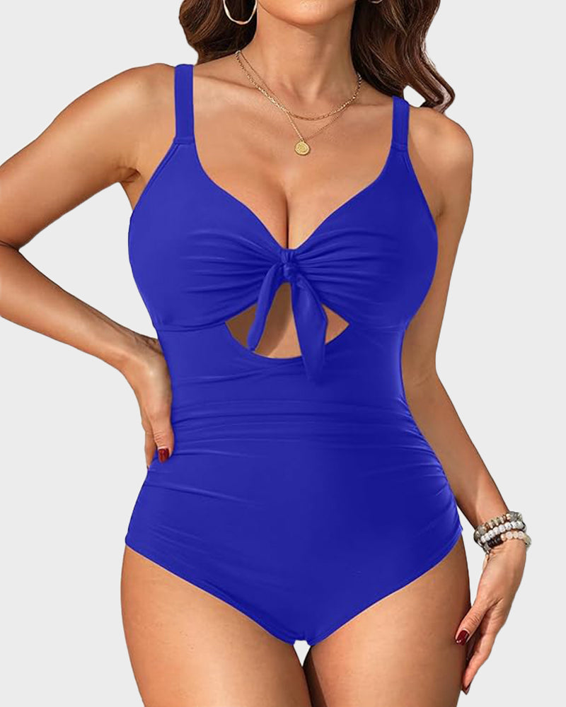 Women's One Piece Tummy Control Bathing Suit Cutout Swimwear