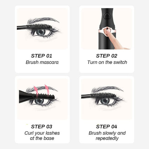 Rechargeable Heated Eyelash Curler for Quick Heating Curling