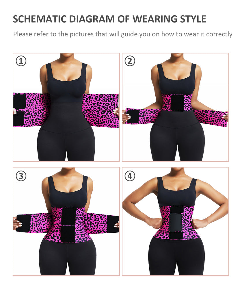 Triple Wrap Tummy Control Waist Trainer Belt