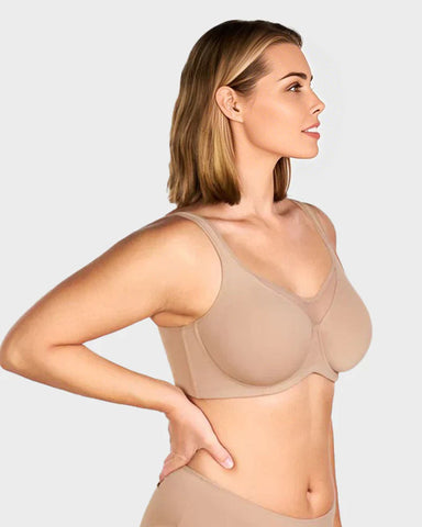 ⚡Flash Sale⚡ Plus Size Cooling Full Coverage Minimizer Bra