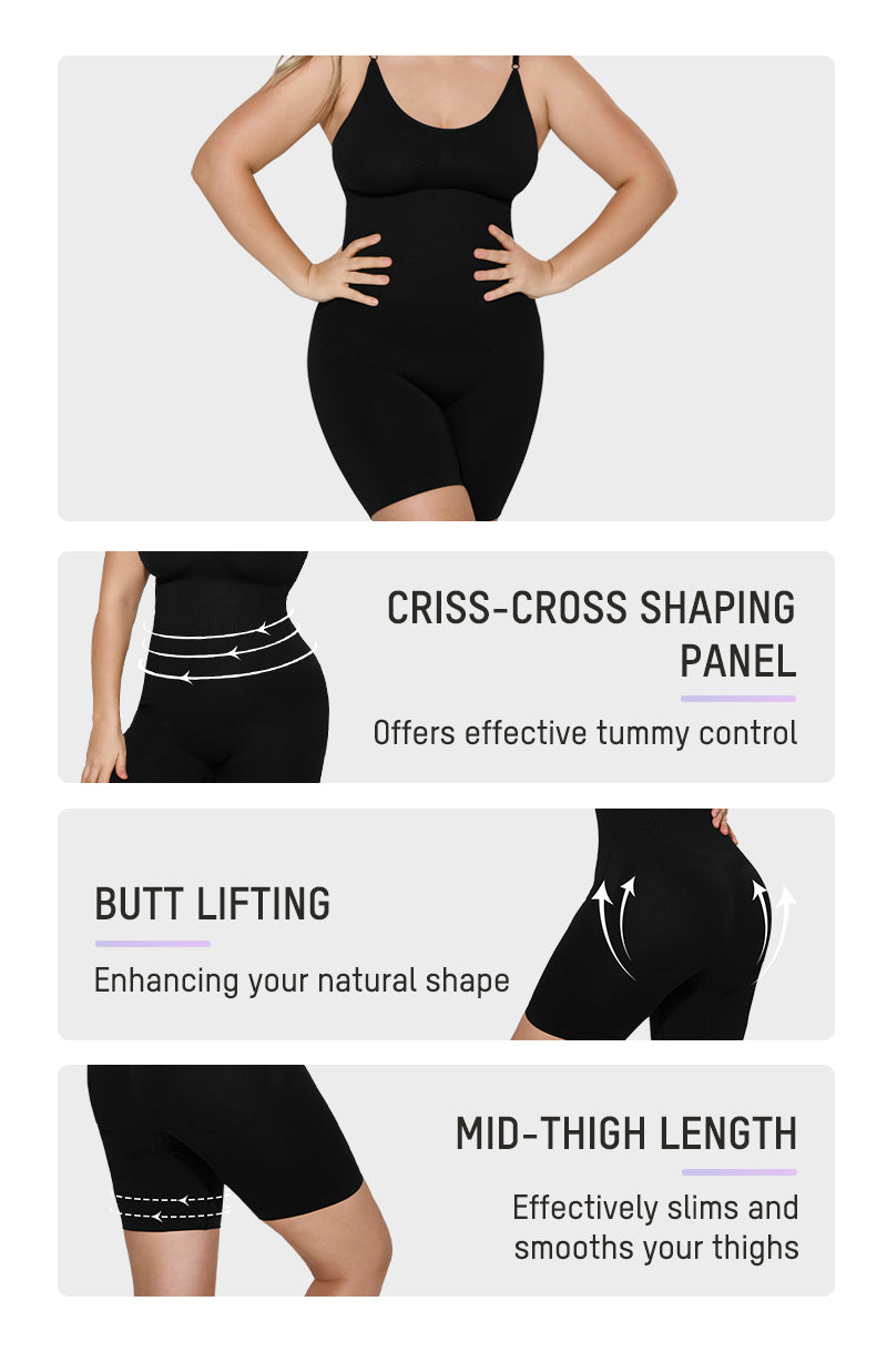 Curvyify Smoothing Seamless Full Body Shaper