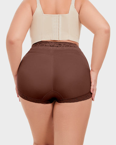 Classic Lace Butt Lifter Shaping Shorts For Women