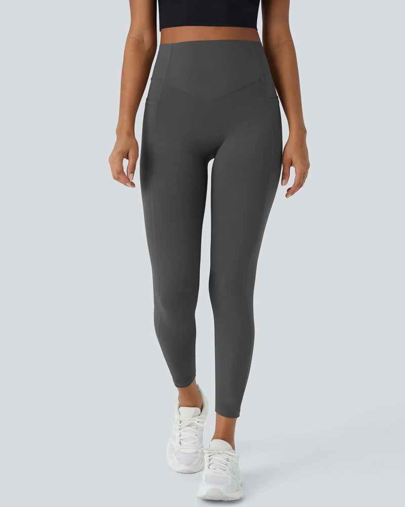 🔥Flash Sale🔥 High Waisted Butt Lifting Tummy Control Side Pocket Shaping Training Leggings