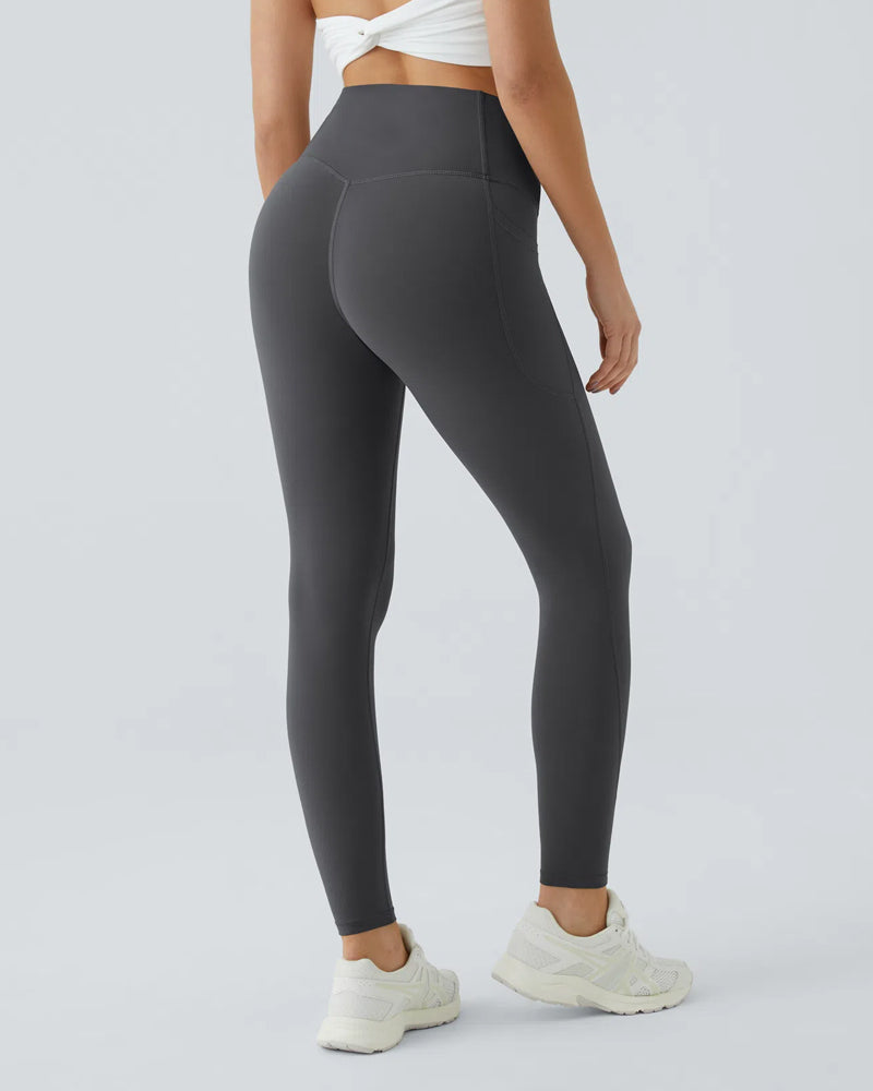 🔥Flash Sale🔥 High Waisted Butt Lifting Tummy Control Side Pocket Shaping Training Leggings