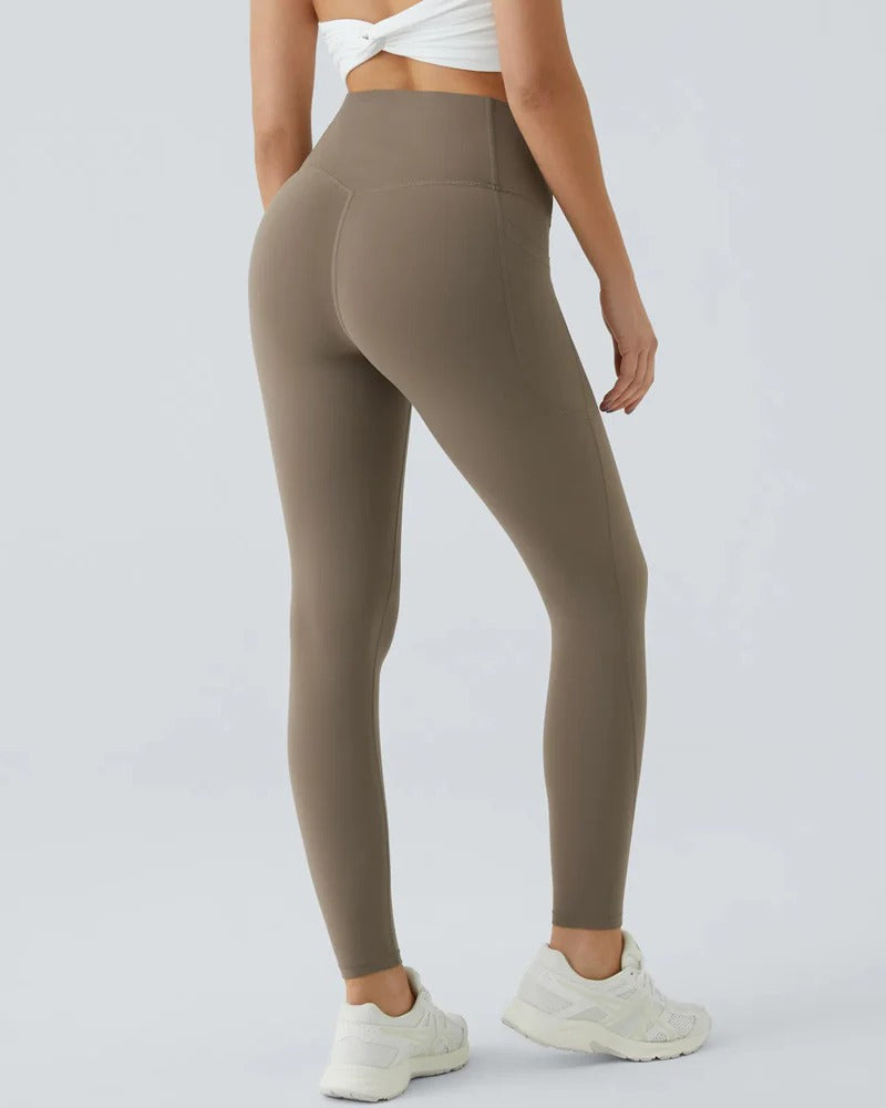 🔥Flash Sale🔥 High Waisted Butt Lifting Tummy Control Side Pocket Shaping Training Leggings