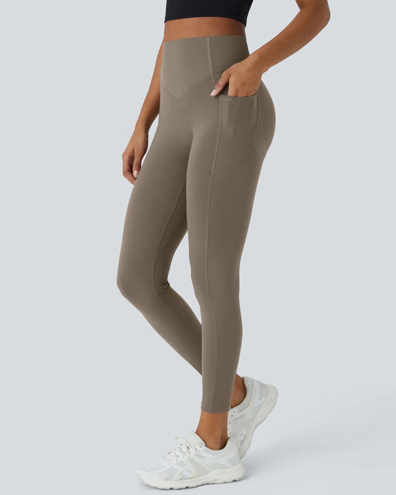 🔥Flash Sale🔥 High Waisted Butt Lifting Tummy Control Side Pocket Shaping Training Leggings