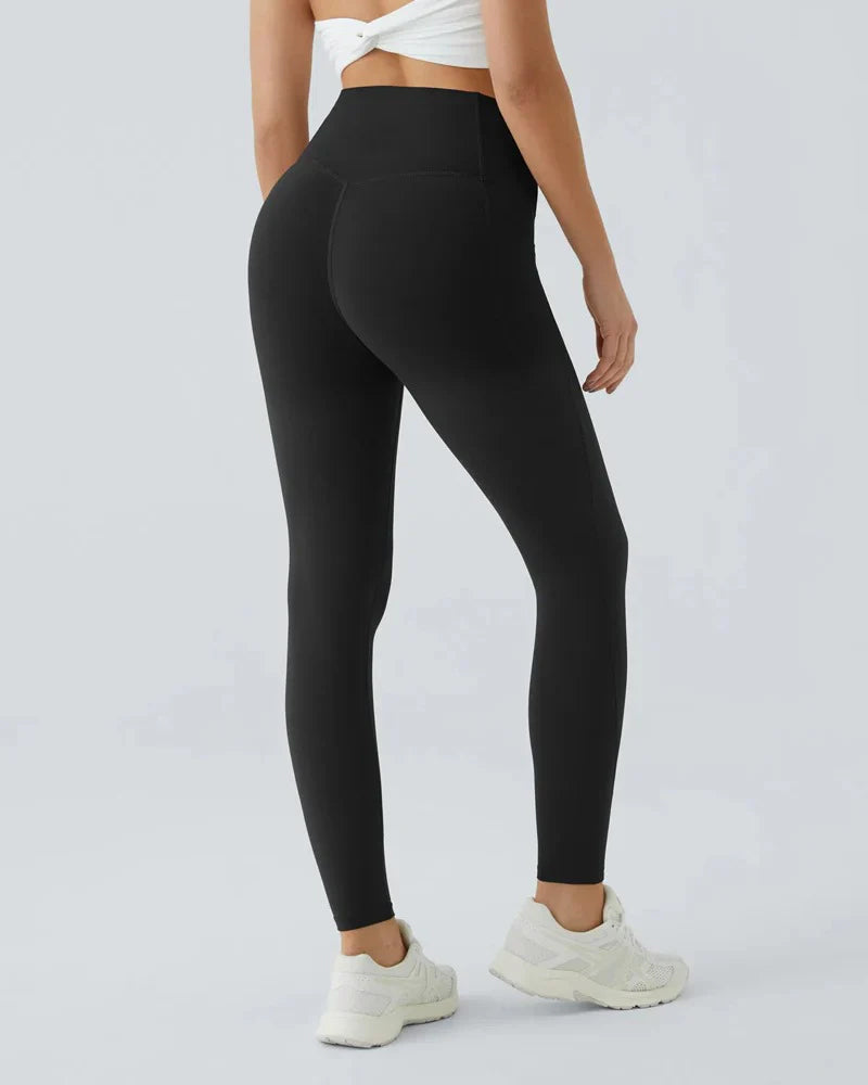 Curvyify High Waisted Butt Lifting Tummy Control Side Pocket Shaping Workout Training Leggings