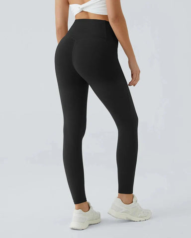 Curvyify High Waisted Butt Lifting Tummy Control Side Pocket Shaping Workout Training Leggings
