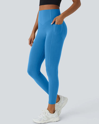 Curvyify High Waisted Butt Lifting Tummy Control Side Pocket Shaping Workout Training Leggings