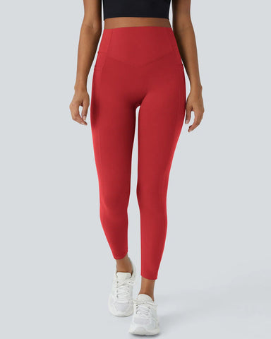 Curvyify High Waisted Butt Lifting Tummy Control Side Pocket Shaping Workout Training Leggings
