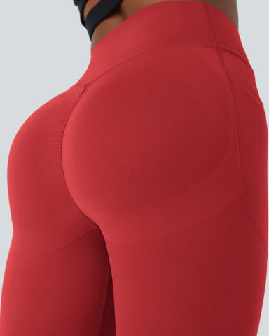 Curvyify High Waisted Butt Lifting Tummy Control Side Pocket Shaping Workout Training Leggings