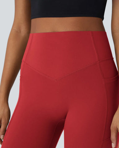 Curvyify High Waisted Butt Lifting Tummy Control Side Pocket Shaping Workout Training Leggings