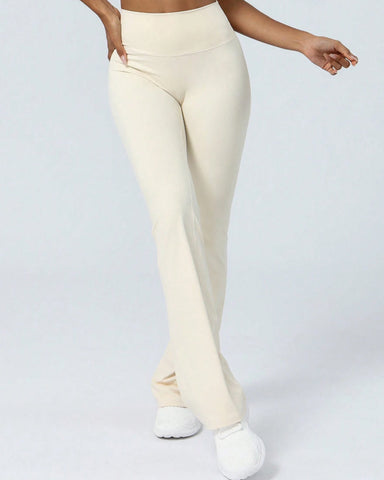 High Waist Butt-lifting Flare Leggings For Women